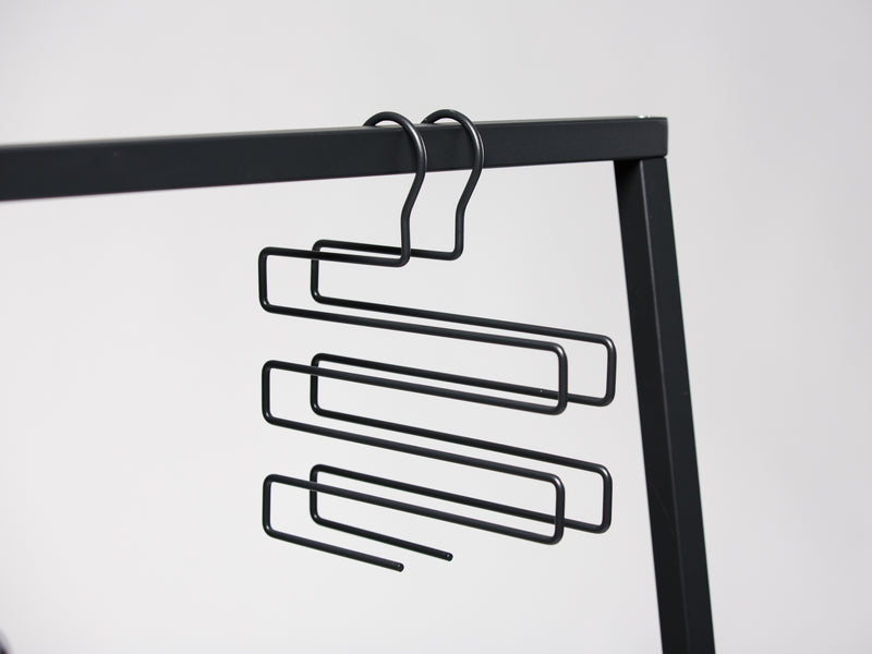 Lume Multi Hanger Set of 2 Charcoal Black